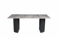 HD-11001 — Τραπέζι Italy Light Grey — 180x90x76H cm