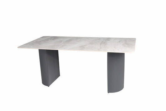 HD-11001 — Τραπέζι Italy Light Grey — 180x90x76H cm