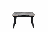 HD-11002 — Επεκτεινόμενο Τραπέζι Italy Light Grey — 120(+30+30)x85x76H cm
