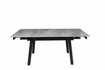 compare product HD-11002 — Επεκτεινόμενο Τραπέζι Italy Light Grey — 120(+30+30)x85x76H cm