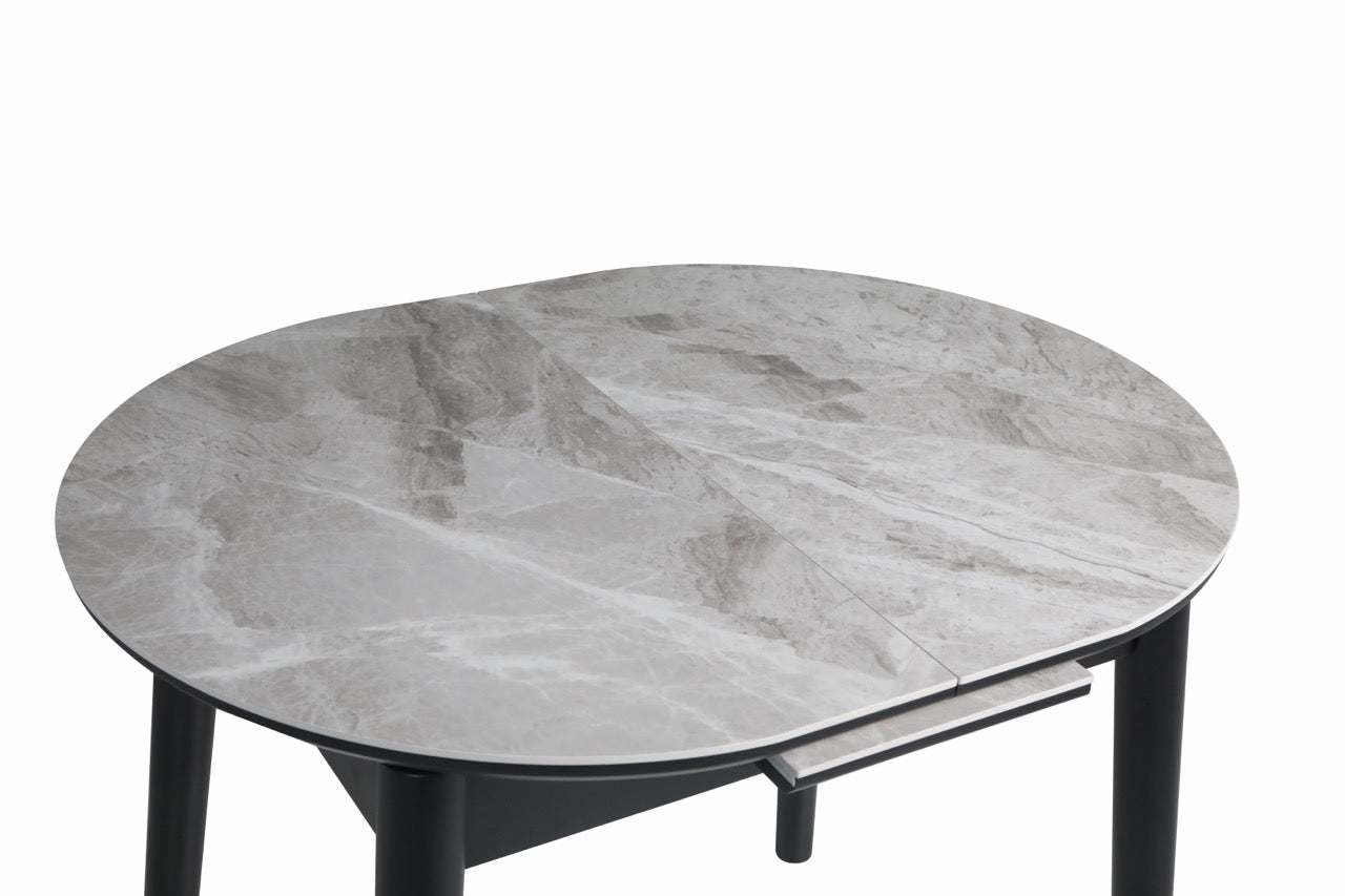 HD-11003 — Επεκτεινόμενο Τραπέζι Italy Light Grey — 95(+25)x76H cm