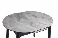 HD-11003 — Επεκτεινόμενο Τραπέζι Italy Light Grey — 95(+25)x76H cm