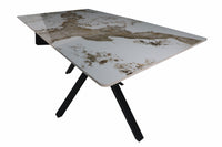 HD-11005 — Τραπέζι Gloss Pandora — 140x80x76H cm
